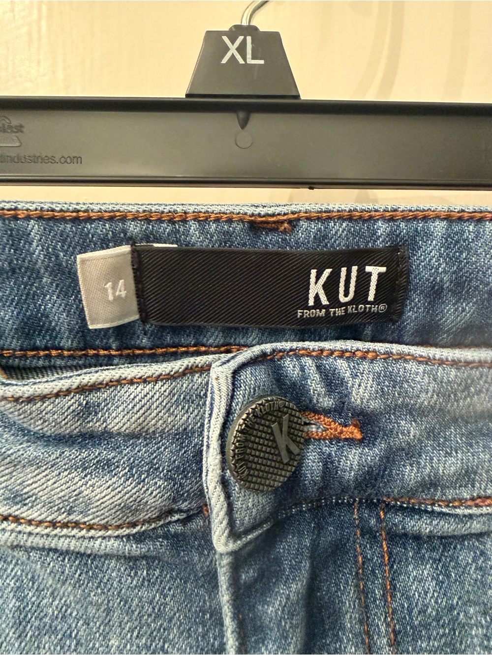 Kut from the Kloth Women's Light Blue Carpenter Jeans - Picture 3 of 3